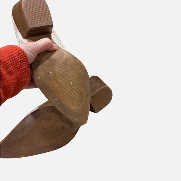 ARIDER GIRL Cowgirl Western Ankle Boots Faux Animal Fur Booties 8 Boho Concert - Picture 7 of 7